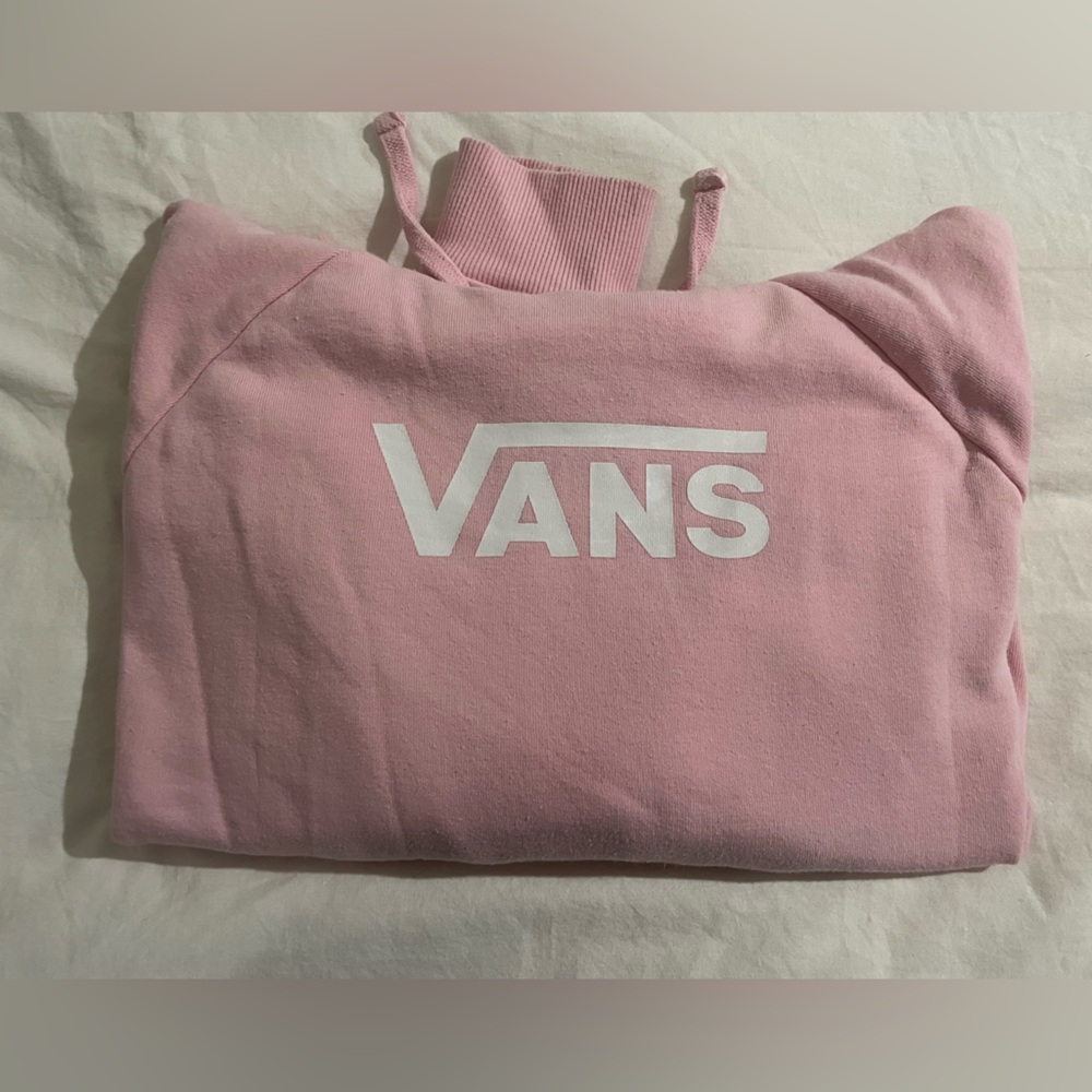 Vans Cropped Pink Fleece Pullover